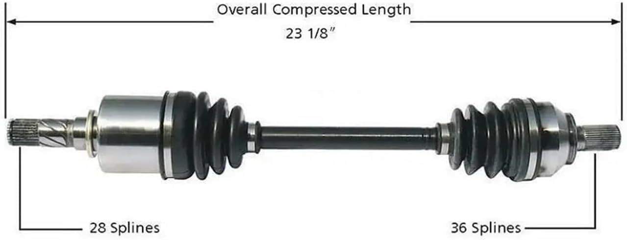 CV Drive Shaft Axle Assembly – Automotive Chassis Spare Part