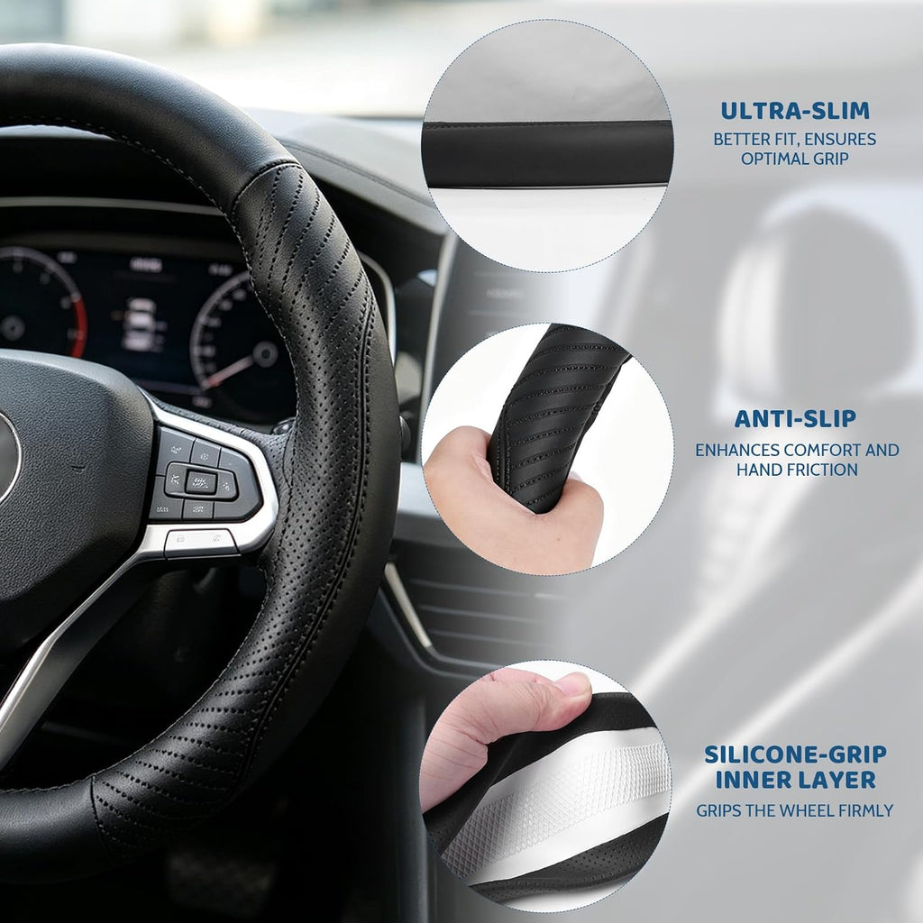Car Steering Wheel Cover Leather
