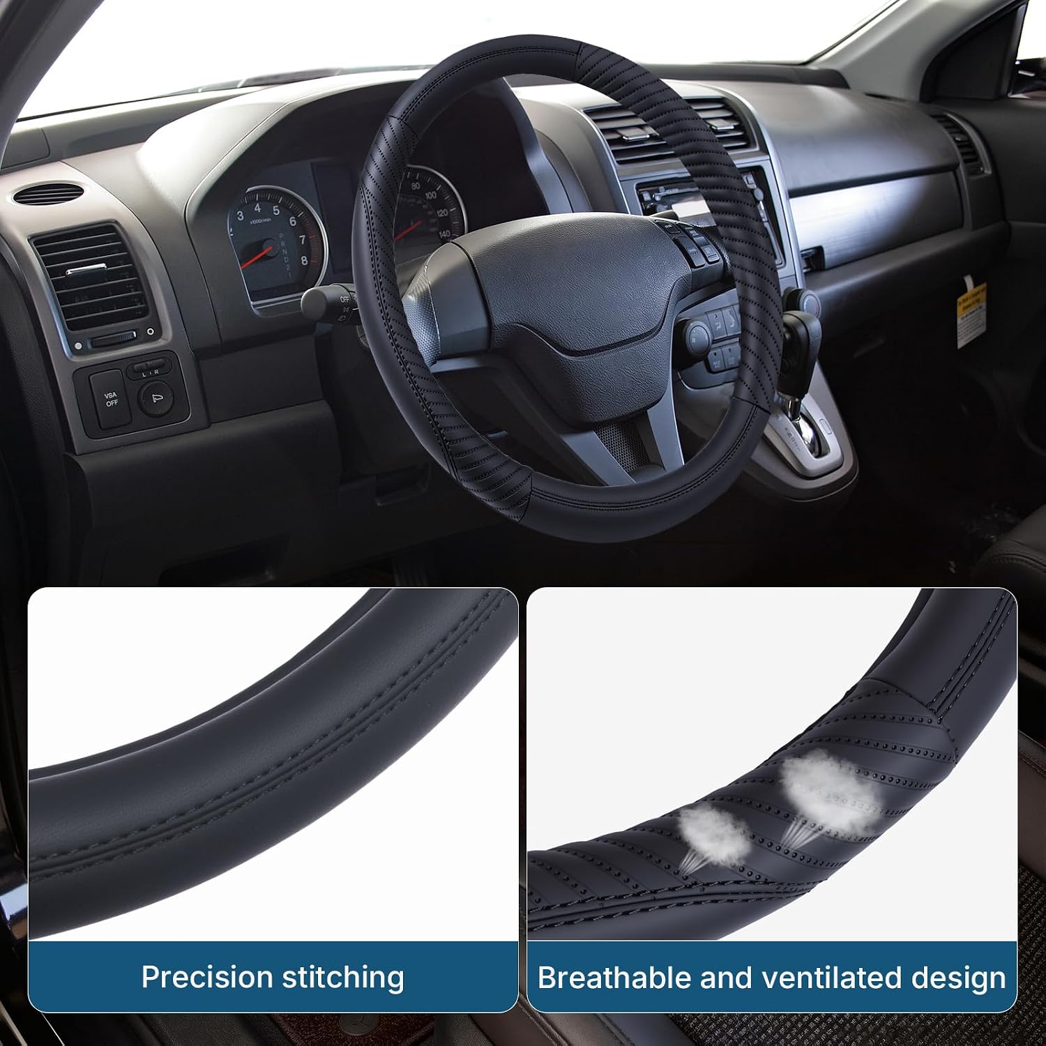 Car Steering Wheel Cover Leather